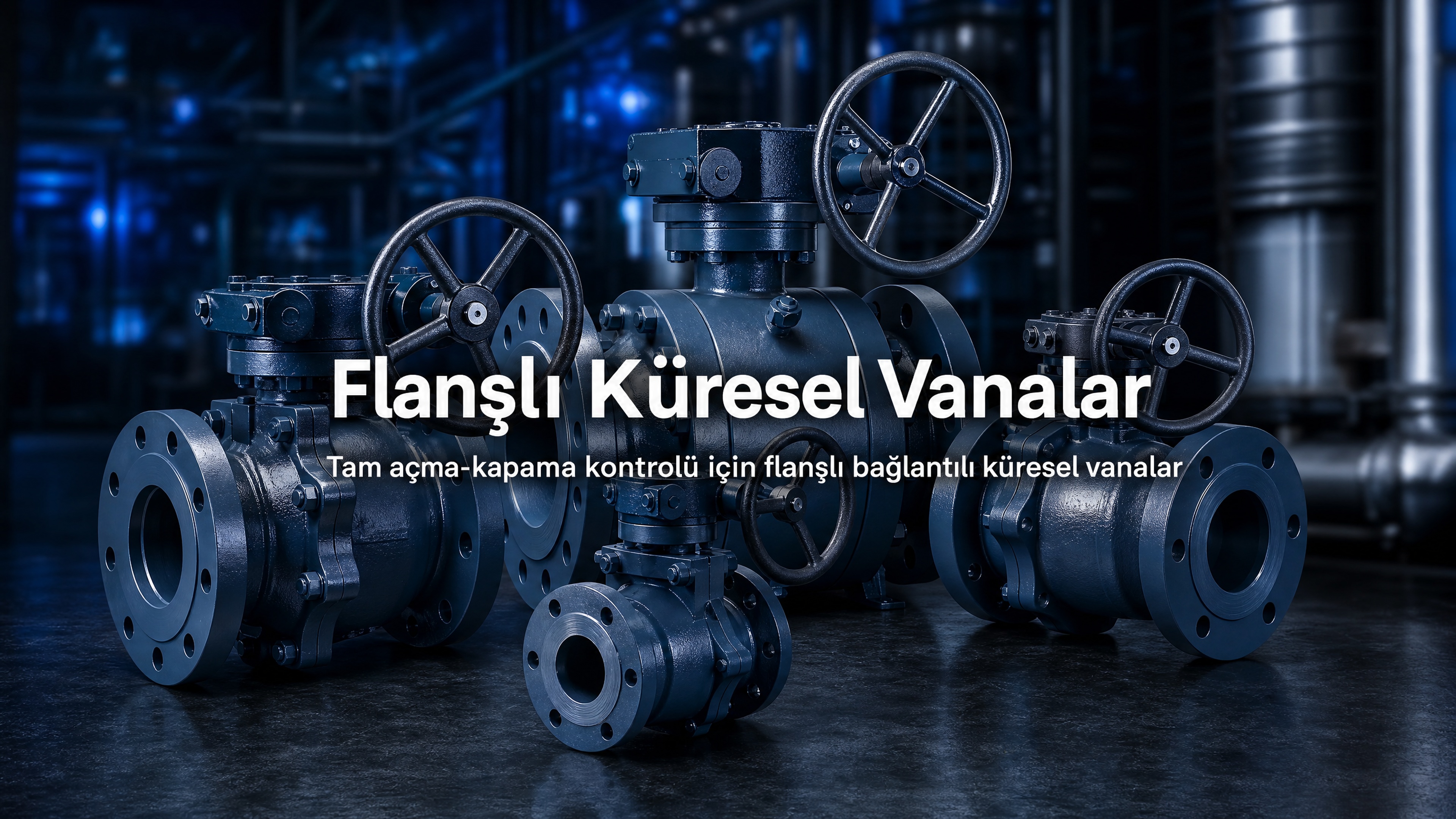 Flanşlı Küresel Vanalar
