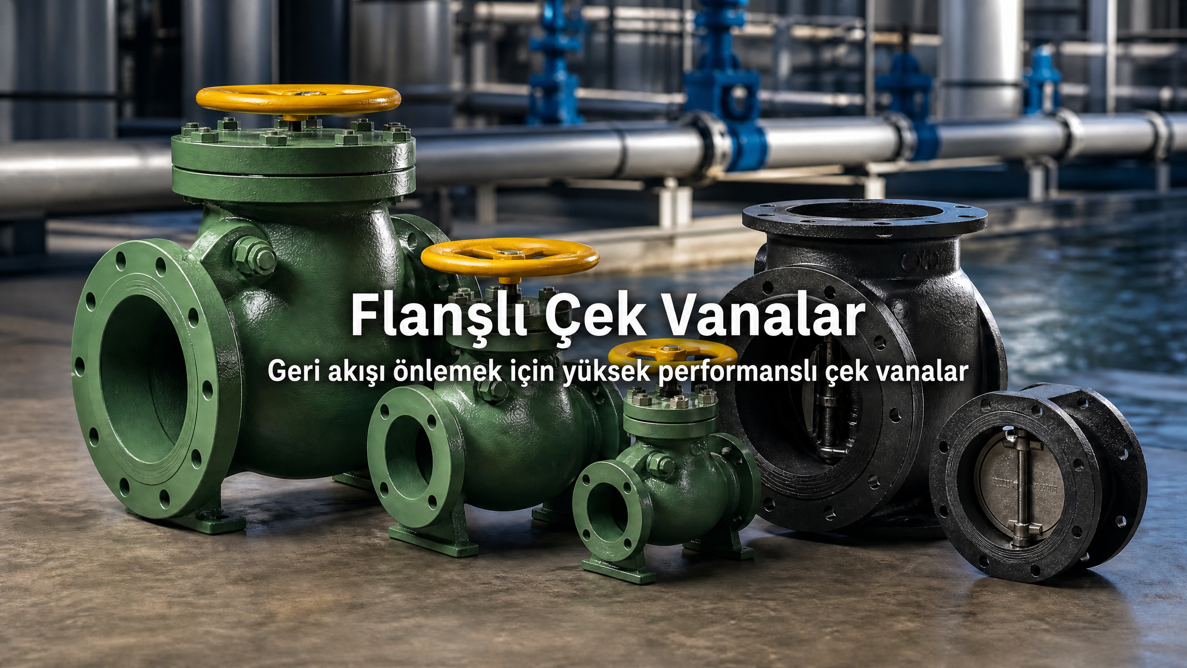 Flanşlı Çek Vanalar
